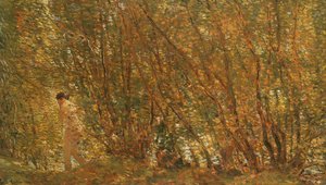 Leppien alla tekijältä Childe Frederick Hassam