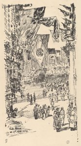 Avenue of the Allies tekijältä Childe Hassam
