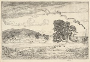 Danbury Hills, 1920 tekijältä Childe Hassam