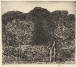 Ilta, Easthampton tekijältä Childe Hassam