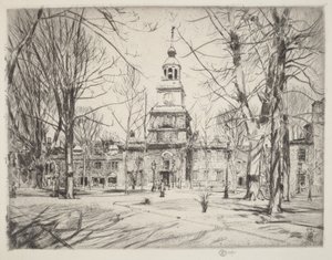 Independence Hall tekijältä Childe Hassam