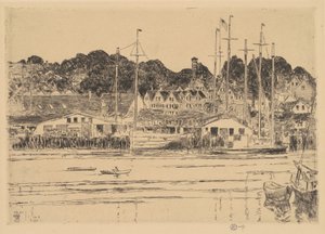 Sisäsatama, Gloucester tekijältä Childe Hassam