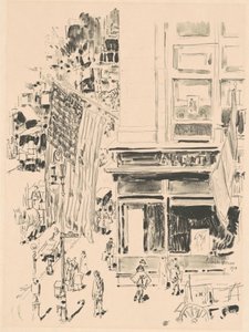 Lafayette Street tekijältä Childe Hassam