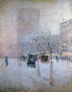 Myöhäinen iltapäivä, New York, talvi, 1900