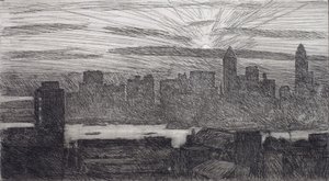 Manhattan tekijältä Childe Hassam
