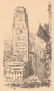 New Yorkin kukkakimppu tekijältä Childe Hassam