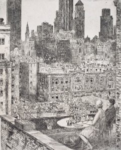 New Yorkin kevät 1931 tekijältä Childe Hassam