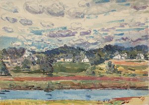 Newfields, New Hampshire tekijältä Childe Hassam