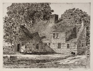 Old Dominy House tekijältä Childe Hassam