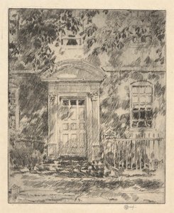 Portsmouth Doorway, 1916 tekijältä Childe Hassam