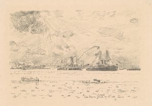 Laivaston paluu tekijältä Childe Hassam