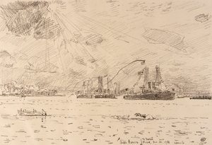 Laivaston paluu tekijältä Childe Hassam