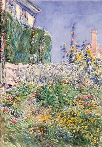 Thaxterin puutarha tekijältä Childe Hassam