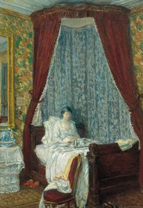 Ranskalainen aamiainen, 1910 tekijältä Childe Hassam