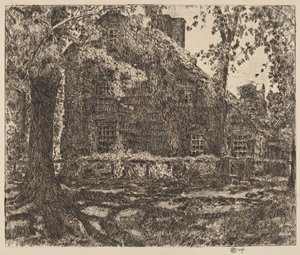 "Home Sweet Home" -mökki, Easthampton tekijältä Childe Hassam