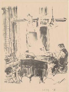 Litografi tekijältä Childe Hassam