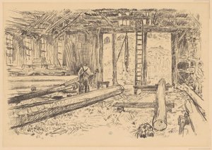Spar Shop, Gloucester tekijältä Childe Hassam