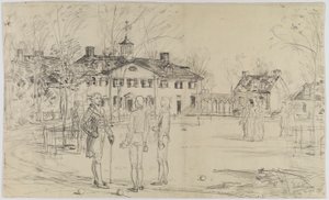 Washington Mount Vernonissa tekijältä Childe Hassam