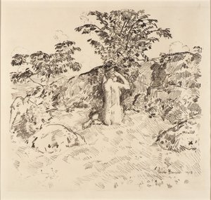 Villi kirsikkapuu tekijältä Childe Hassam