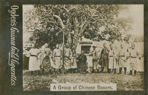 Ryhmä kiinalaisia nyrkkeilijöitä tekijältä Chinese Photographer