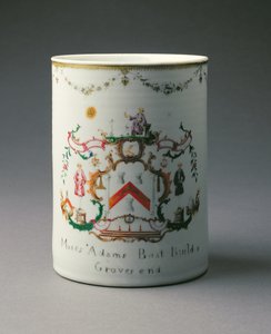 An Armorial Mug, Qianlong-kausi (1736-1795) n. 1775 (posliini)