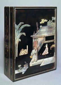 Laatikko, 1700-luku (lakka vuolukiviuurteella) tekijältä Chinese School