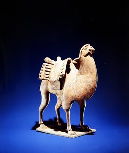 Kameli, 600-luvun puolivälistä loppupuolelle, Northern Wei (386-534)-Northern Qi (550-77) -dynastia (keramiikka) (katso myös 394829) tekijältä Chinese School