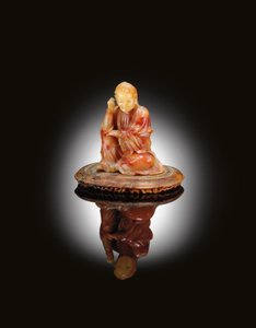 Figure of a Luohan tekijältä Chinese School