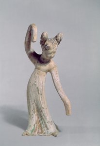 Tang-dynastian (618-907) tanssijan hautapatsas