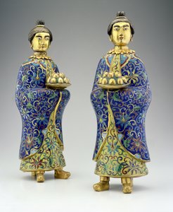 Naishoitajapari, Qianlong-kausi, 1736-95 (closonnen emali) tekijältä Chinese School