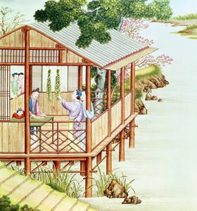 Naiset kotitöissä tekijältä Chinese School