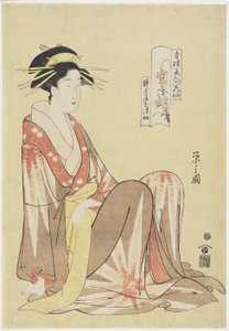 Hiljainen f Shizutamaya Hosho, c. 1794-1795