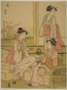 Viides kuukausi (Gogatsu), sarjasta "Kaksitoista kuukautta (Juni toki)" tekijältä Chobunsai Eishi