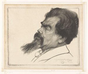 Jan Tooropin muotokuva tekijältä Chris Lebeau (signed by artist)