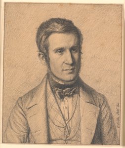 Muotokuva taiteilijan vaimon veljestä Christen Christensen Købkestä (1817-1846) tekijältä Christen Købke