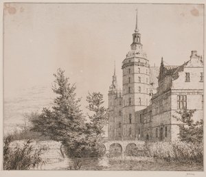 Frederiksborgin linna. Juhlat Møntbroenissa