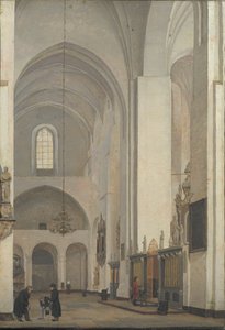Århusin katedraalin transept tekijältä Christen Købke