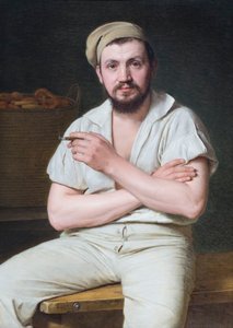 Muotokuva Wilhelm Bendzistä, noin 1830 (öljy kankaalle). tekijältä Christen Schjellerup Kobke