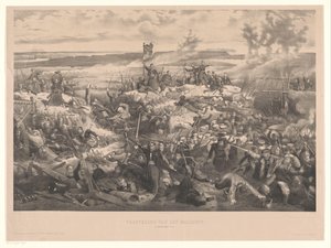 Malachovin taistelu Malakoffin valloitus. 8. syyskuuta 1855 (otsikko esineessä) tekijältä Christiaan Bos