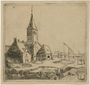 kylän kirkko tekijältä Christiaan Friedrich Ruppe