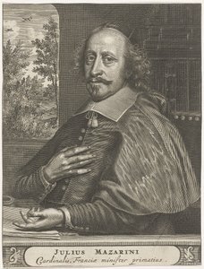 Kardinaali Mazarinin muotokuva, 1660-1670 tekijältä Christiaan Hagen