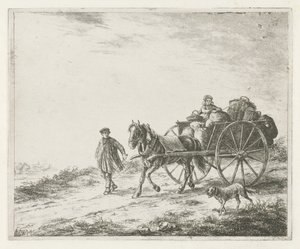Viljelijäkärry kuormalla