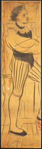 Triptyykki (piirustus ystävien kohtauksesta) (kynä paperille) (katso myös 742029-30) tekijältä Christian Bérard