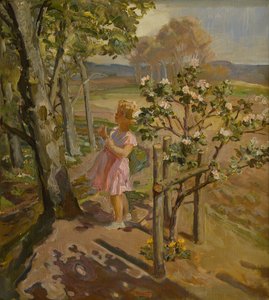 In The Orchard (öljy kankaalle) tekijältä Christian Carl Forup