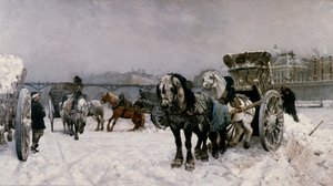 Lumiajo Seine-joella tekijältä Christian Eriksen Skredsvig