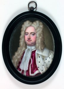 Edward Harley, 2. Earl of Oxford ja Mortimer (emali) tekijältä Christian Friedrich (attr.to) Zincke