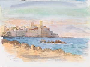 Antibes, 2017 (akvarelli)