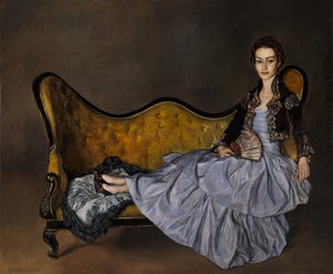 Signora de Garay (Zuloagan mukaan) 2020 (öljy pellavalle)