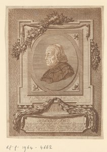 Johann Baptist Amosin muotokuva tekijältä Christian Georg Schütz (I)