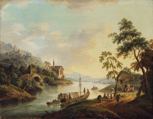 Reinin maisema tekijältä Christian Georg Schutz